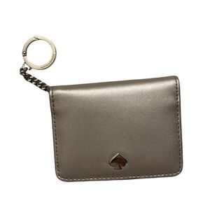 Kate spade silver key ring mini coin wallet